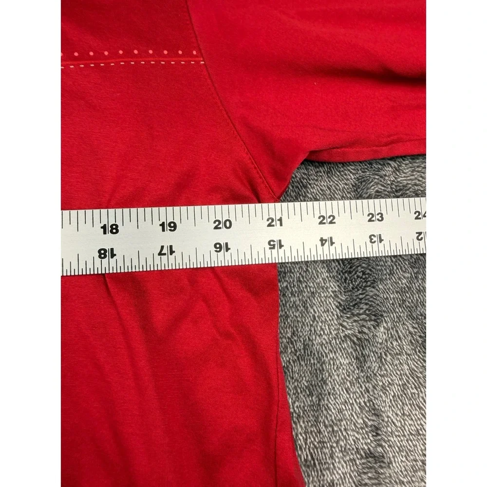 Nike Tiger Woods Collection Red Double Mercerized Cotton Golf Polo Shirt Mens L - Picture 5 of 6
